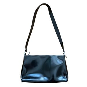 FRANCESCO BIASIA Shoulder Bag in Black patent leather